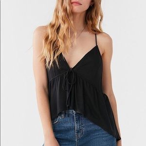 Urban Outfitter UO Alice Tie Peplum Tank